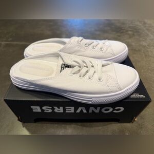 “New” Converse Classic White Mule Sneakers size5,6,7